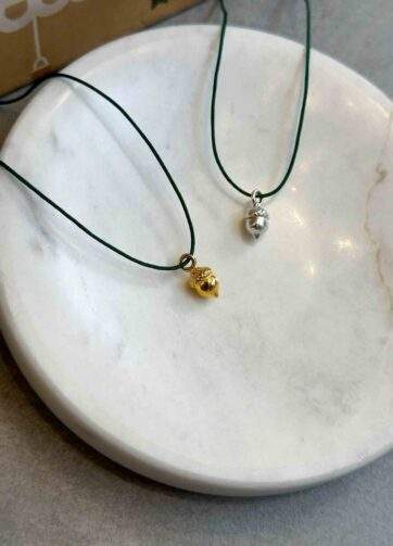 Tiny acorn necklace